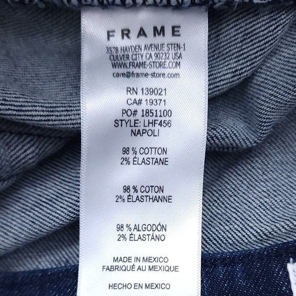 NWT Frame Le High Flare Leg Napoli High Rise Women's Plus Size 16 (34) - Picture 11 of 12